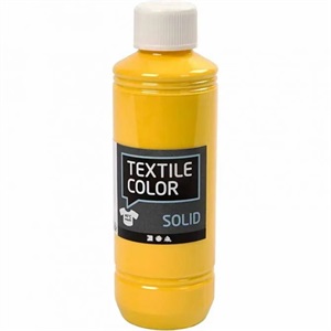 Textil Fast, gul, täckande, 250 ml